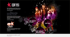 Desktop Screenshot of edfdancestudio.com